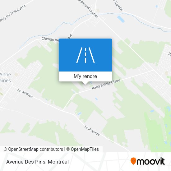 Avenue Des Pins plan