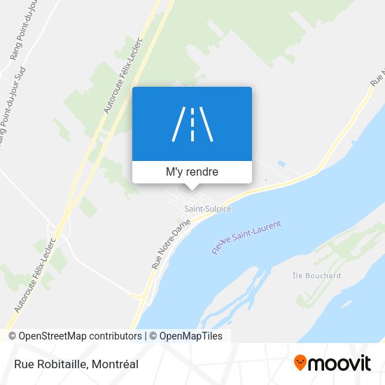 Rue Robitaille plan