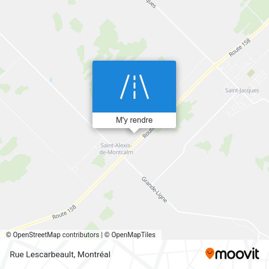 Rue Lescarbeault plan