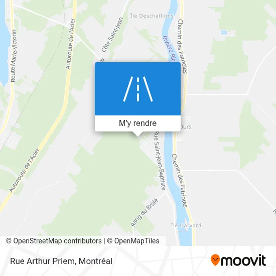 Rue Arthur Priem plan