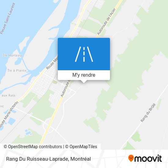 Rang Du Ruisseau-Laprade plan