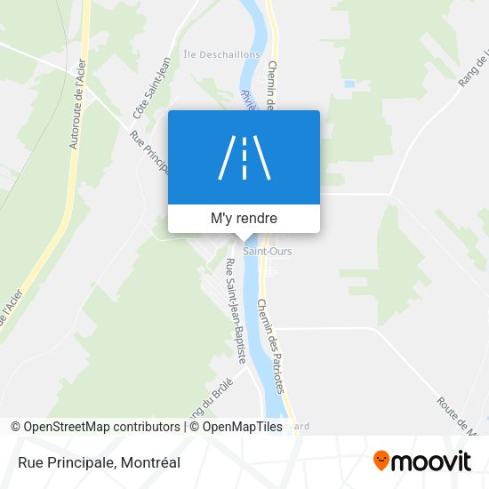 Rue Principale plan