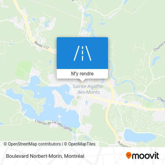 Boulevard Norbert-Morin plan
