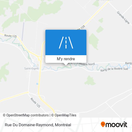Rue Du Domaine-Raymond plan