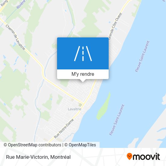 Rue Marie-Victorin plan