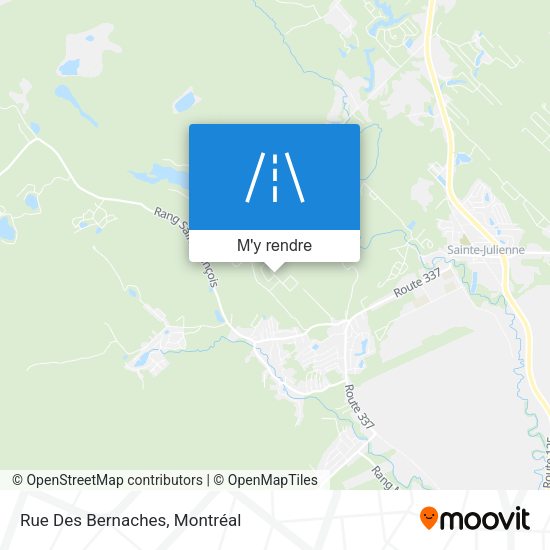 Rue Des Bernaches plan