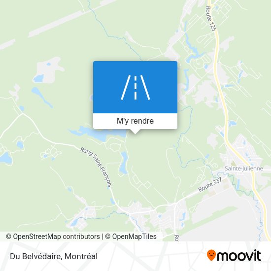 Du Belvédaire plan
