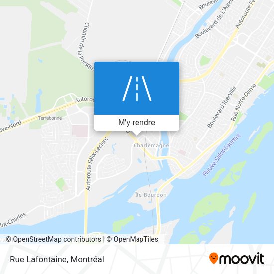 Rue Lafontaine plan