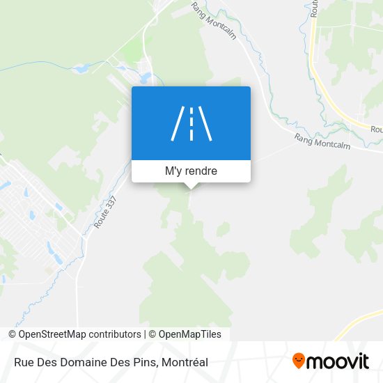 Rue Des Domaine Des Pins plan