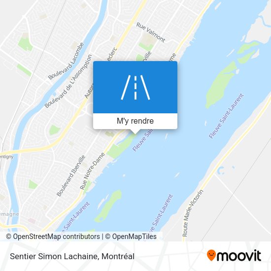 Sentier Simon Lachaine plan