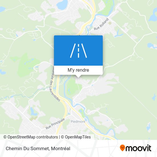 Chemin Du Sommet plan