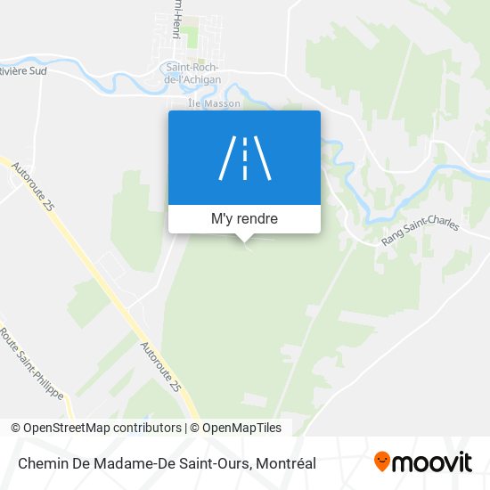 Chemin De Madame-De Saint-Ours plan