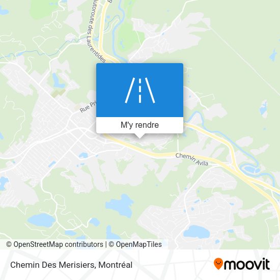 Chemin Des Merisiers plan