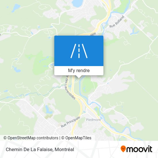 Chemin De La Falaise plan