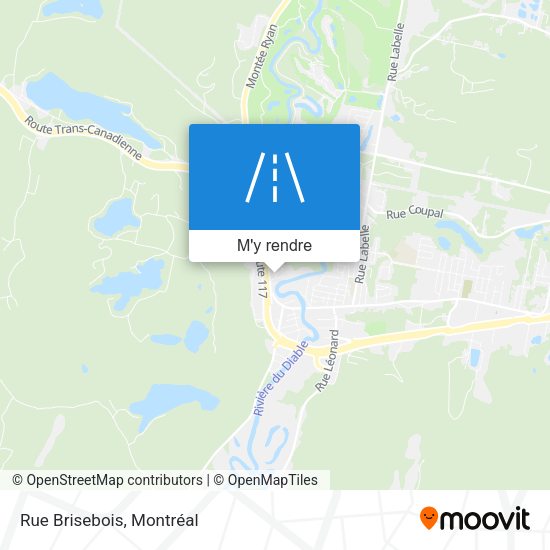 Rue Brisebois plan