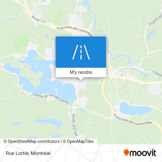 Rue Lortie plan