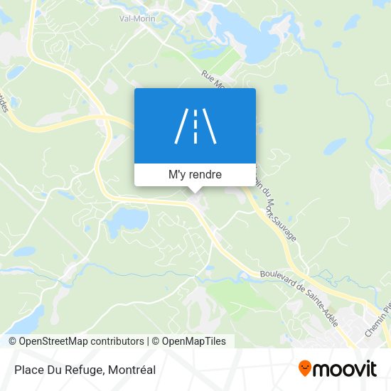 Place Du Refuge plan