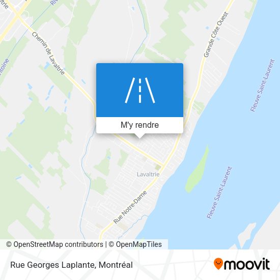 Rue Georges Laplante plan