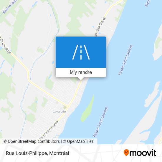 Rue Louis-Philippe plan