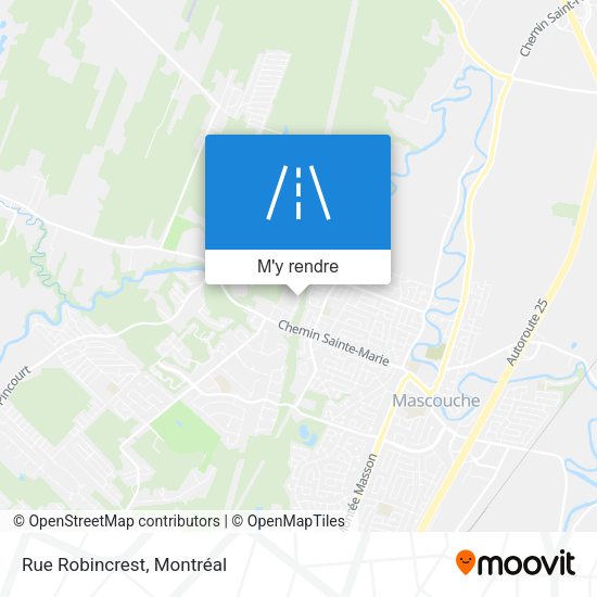 Rue Robincrest plan