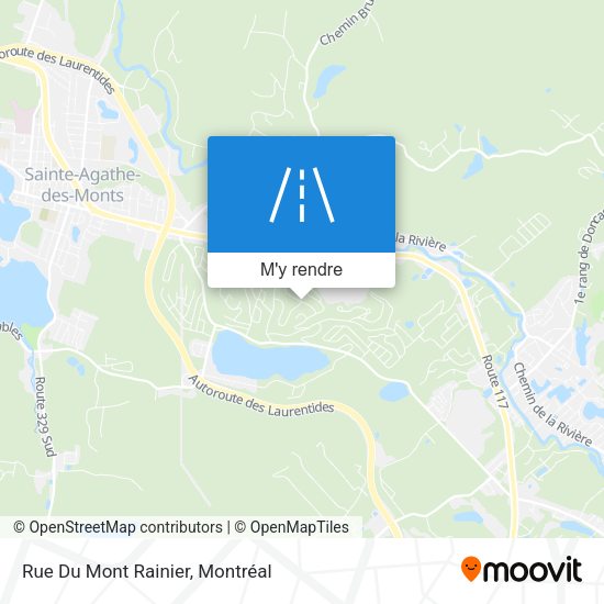 Rue Du Mont Rainier plan