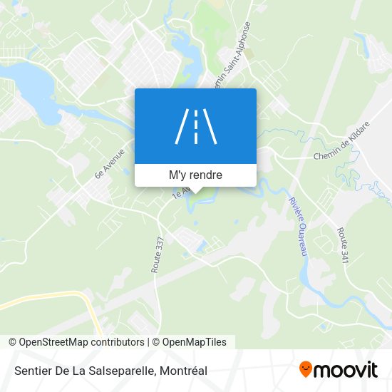 Sentier De La Salseparelle plan