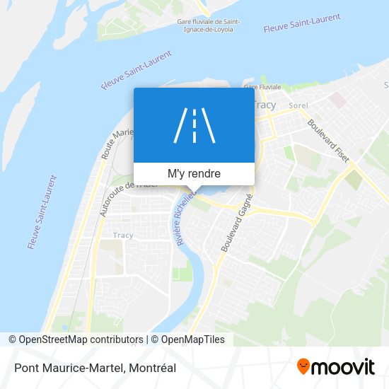 Pont Maurice-Martel plan