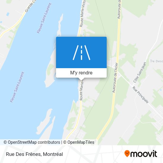 Rue Des Frênes plan