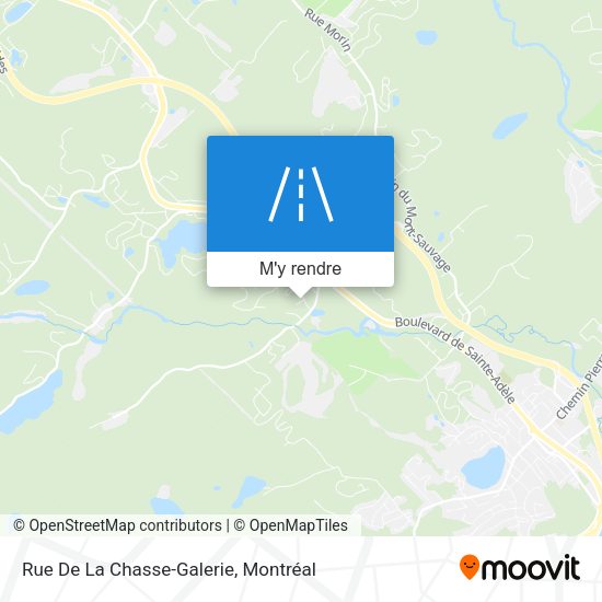 Rue De La Chasse-Galerie plan