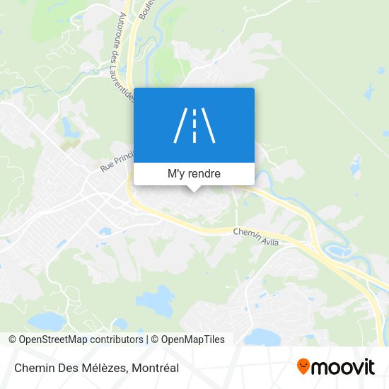Chemin Des Mélèzes plan