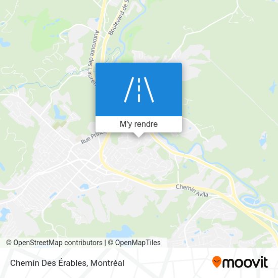 Chemin Des Érables plan
