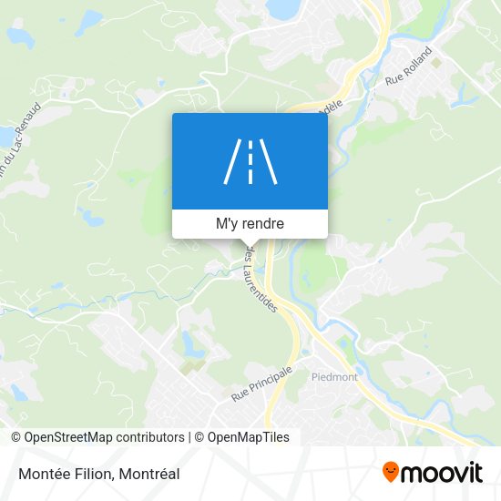 Montée Filion plan