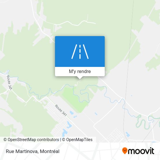 Rue Martinova plan