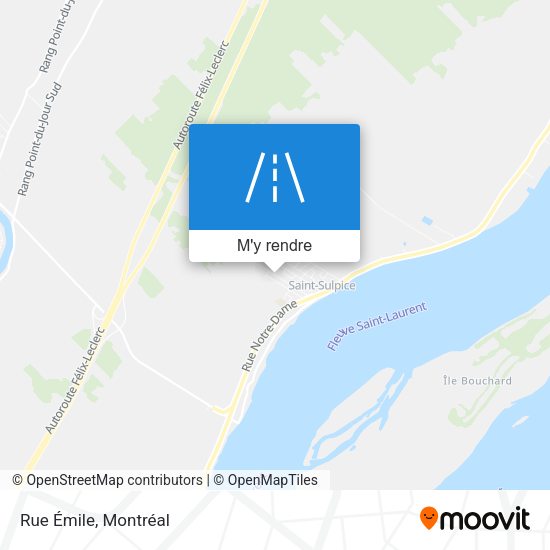Rue Émile plan