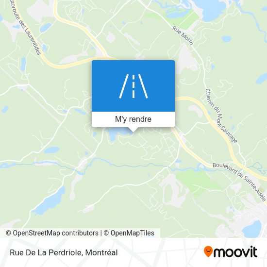 Rue De La Perdriole plan