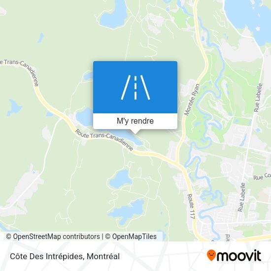 Côte Des Intrépides plan