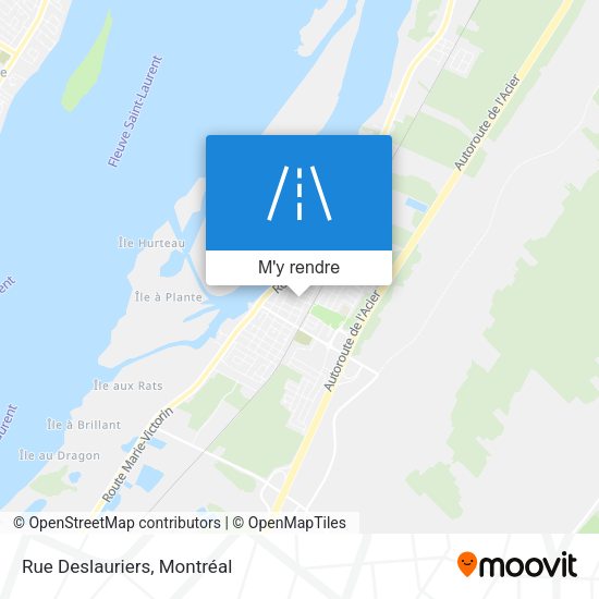 Rue Deslauriers plan