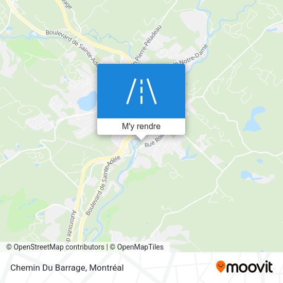 Chemin Du Barrage plan