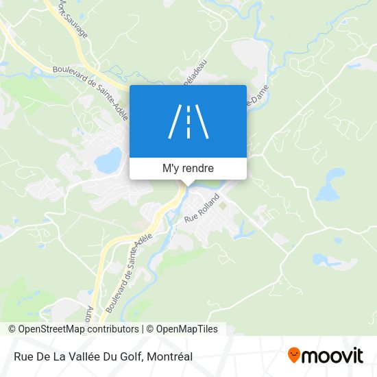 Rue De La Vallée Du Golf plan