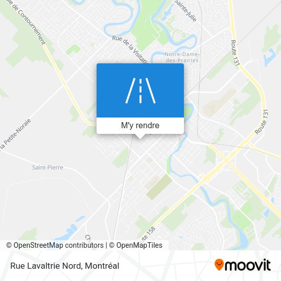Rue Lavaltrie Nord plan