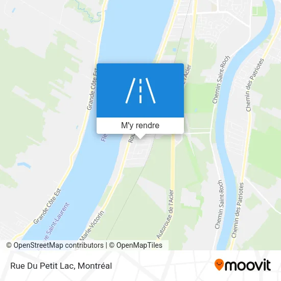 Rue Du Petit Lac plan