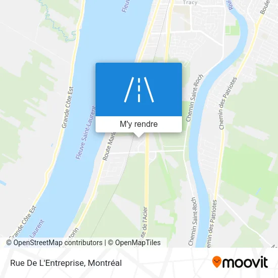 Rue De L'Entreprise plan