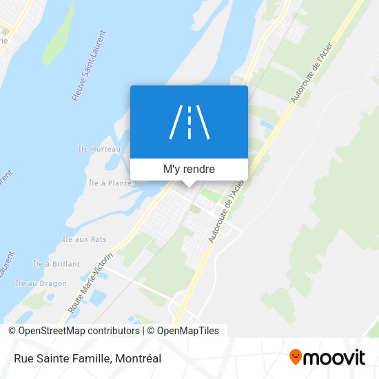 Rue Sainte Famille plan