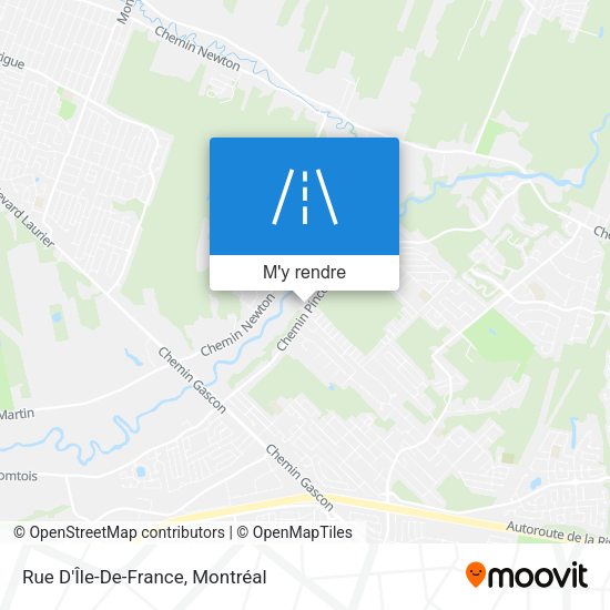 Rue D'Île-De-France plan