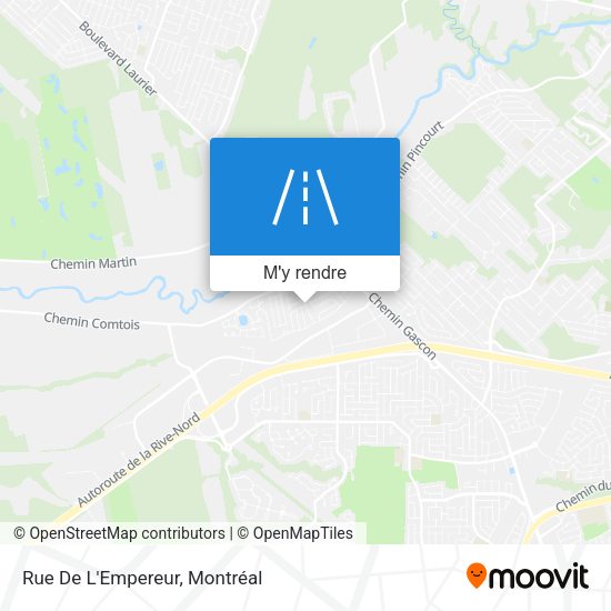 Rue De L'Empereur plan
