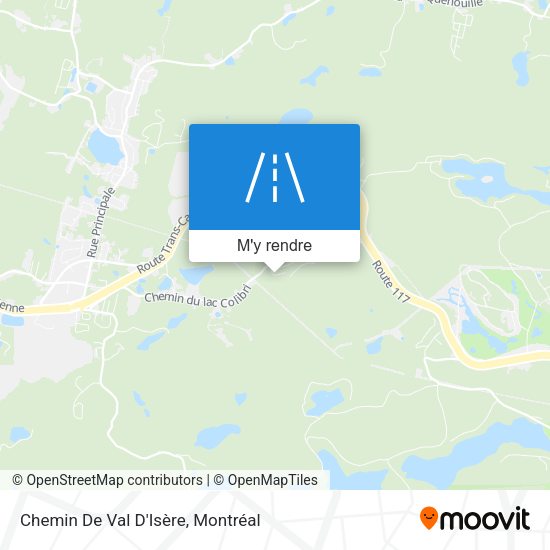 Chemin De Val D'Isère plan