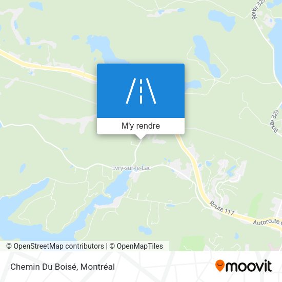 Chemin Du Boisé plan