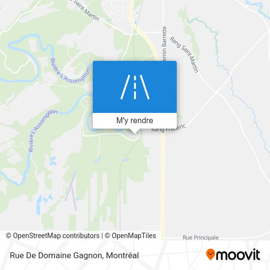 Rue De Domaine Gagnon plan