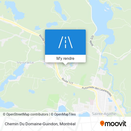 Chemin Du Domaine-Guindon plan
