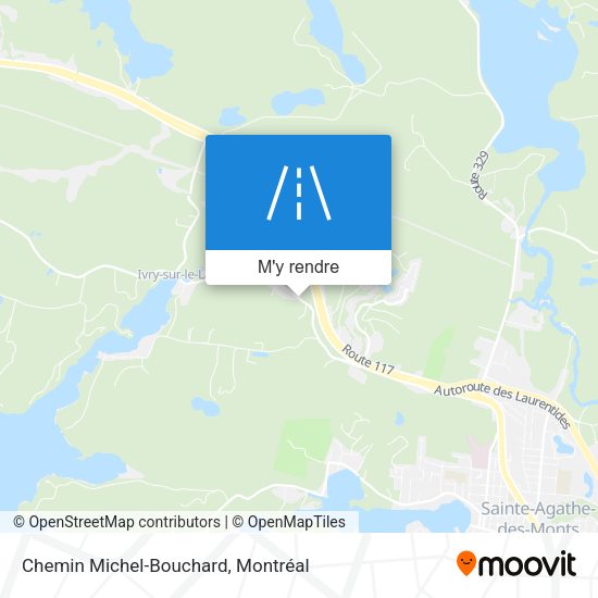Chemin Michel-Bouchard plan
